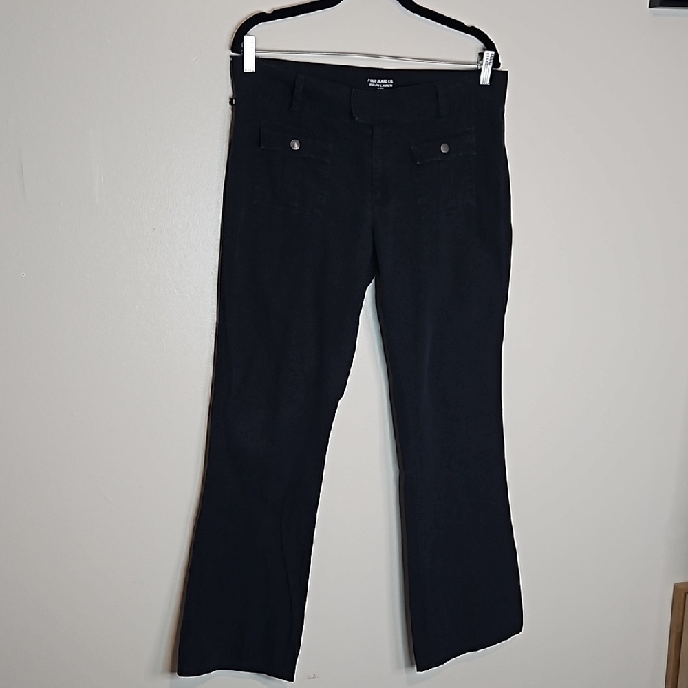 Polo Jeans Co Ralph Lauren Black Straight Pants Size 10